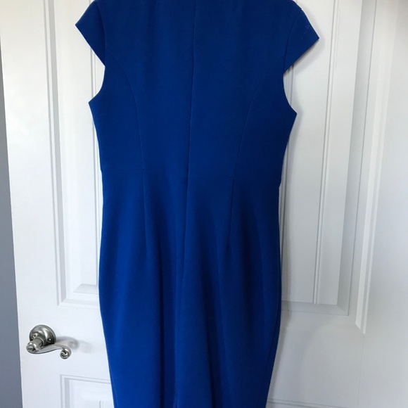 Le Chateau Pleated Shift Dress - Picture 5 of 8